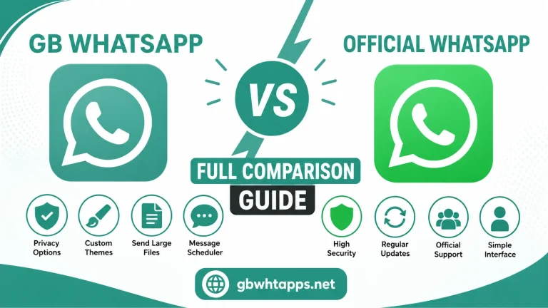 GB WhatsApp vs Official WhatsApp Full Comparison Guide